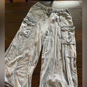 Easel wide legged cargo pants